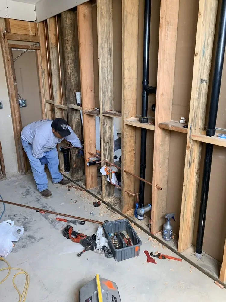 Commercial rough-in plumbing for Trenchless Sewer Repair in Glenbrook